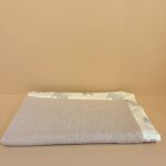 Grandes Suenos βαμβακερή πλεκτή κουβέρτα Ελεφαντάκια - Dusty Pink 75x100cm - Image 3