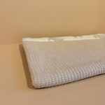 Grandes Suenos βαμβακερή πλεκτή κουβέρτα Ελεφαντάκια - Dusty Pink 75x100cm - Image 2