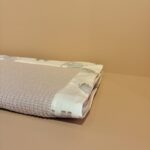 Grandes Suenos βαμβακερή πλεκτή κουβέρτα Ελεφαντάκια - Dusty Pink 75x100cm