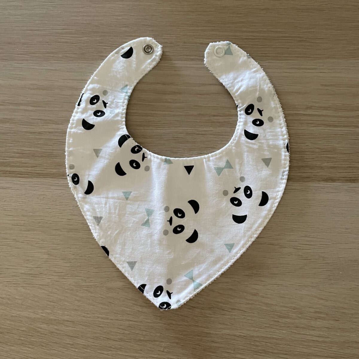 Grandes Suenos - Βαμβακερή Σαλιάρα Little Pandas - Image 1