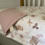 Grandes Suenos βαμβακερή πικέ πλεκτή κουβέρτα Elephantines - Dusty Pink 75x100cm - Image 4