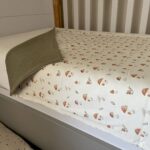 Grandes Suenos βαμβακερή πικέ πλεκτή κουβέρτα Μανιτάρια - Olive green 75x100cm - Image 3