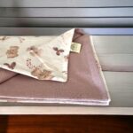 Grandes Suenos βαμβακερή πικέ πλεκτή κουβέρτα Elephantines - Dusty Pink 75x100cm - Image 2