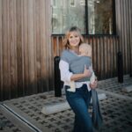 Mushie Baby Carrier Wrap - Tradewinds - Image 2