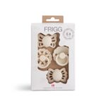 FRIGG ​​Baby's First pacifier​ 4-pack - Floral heart - Cream 0-6 months