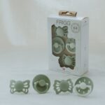 FRIGG ​​Baby's First pacifier​ 4-pack - Moonlight Sailing - Sage 0-6 months - Image 3
