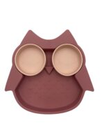 Dodo'sLand: Ozzy the Owl Pink Me Up- Πιάτο σιλικόνης με βεντούζα και αποσπώμενα χωρίσματα - Image 2