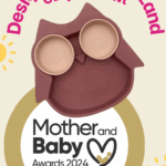 Dodo'sLand: Ozzy the Owl Pink Me Up- Πιάτο σιλικόνης με βεντούζα και αποσπώμενα χωρίσματα