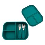 Peck ‘n Dodo'sLand: Pack Bento Box – Φαγητοδοχείο Σιλικόνης με 3 Χωρίσματα – Confetti-800ml Vivid Orange - Image 2