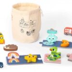 Tooky Toy :: Παιχνίδι Μνήμης και Αφής από Ξύλο και Χαρτί