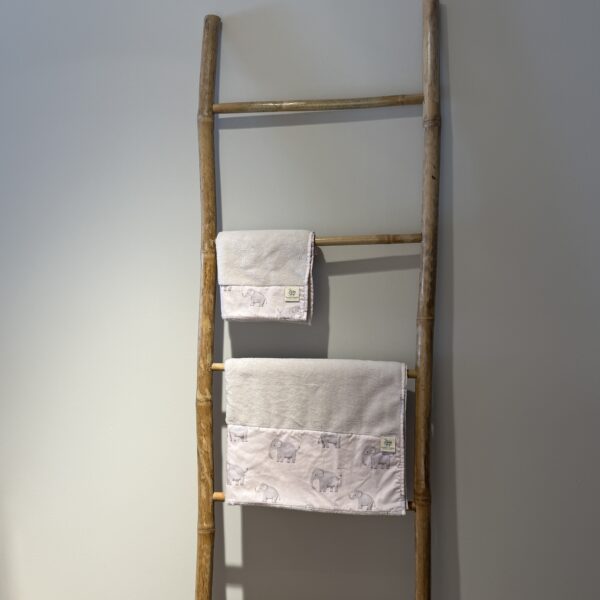 Grandes Suenos Σετ πετσέτες Μπάνιου Bamboo Ελεφαντάκια 75x100cm