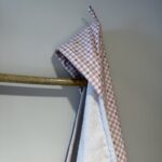 Grandes Suenos Μπουρνούζι Κάπα Bamboo Καρό Καρδιές 85x85cm - Image 2