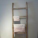 Grandes Suenos Σετ πετσέτες Μπάνιου Bamboo Καρό Καρδιές 75x100cm