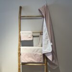 Grandes Suenos Σετ πετσέτες Μπάνιου Bamboo Καρό Καρδιές 75x100cm - Image 5