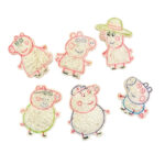 #lunchboxaki: Cookie cutters Piggy Picnic