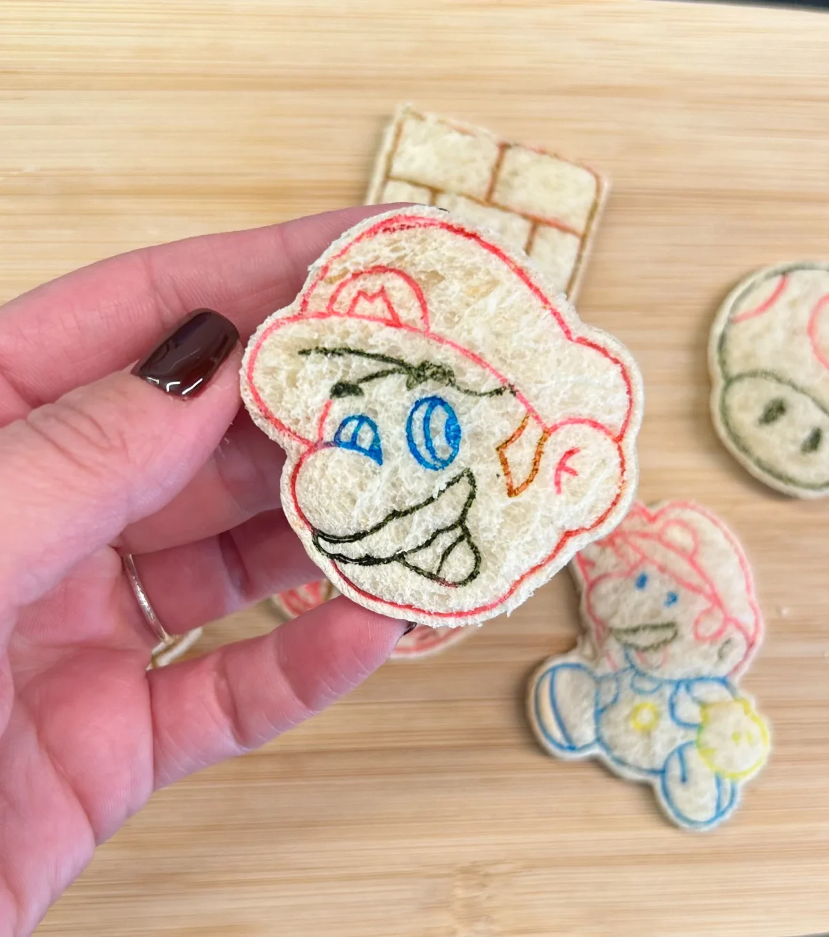 #lunchboxaki: Cookie cutters Super Snack Bros - Image 3