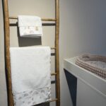 Grandes Suenos Σετ πετσέτες Μπάνιου Bamboo Rainbows - Λευκή 75x100cm