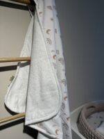 Grandes Suenos Μπουρνούζι Κάπα Bamboo Rainbows White 85x85cm - Image 3