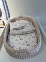 Grandes Suenos Σετ πετσέτες Μπάνιου Bamboo Rainbows - Beige 75x100cm - Image 5