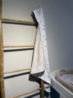 Grandes Suenos Μπουρνούζι Κάπα Bamboo Rainbows White 85x85cm