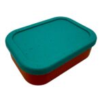 Dodo'sLand: Peck ‘n Pack Bento Box – Φαγητοδοχείο Σιλικόνης με 3 Χωρίσματα – Confetti Orange Mix -800ml - Image 3