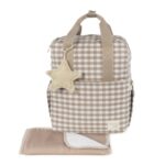 Walking Mom - Τσάντα Αλλαξιέρα Backpack Caetana Μπεζ