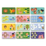 Djeco 12 Παζλ με 2 κομμάτια 'Μαθαίνω να μετρώ' - Image 3