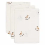 Jollein – Πανάκια Φροντίδας Μουσελίνας 15x20cm – Nostalgic Ride – 3 Pack