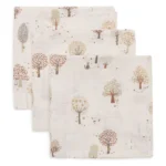 Jollein – Πανάκια Φροντίδας Μουσελίνας 31x31cm – Tiny Park – 3 Pack