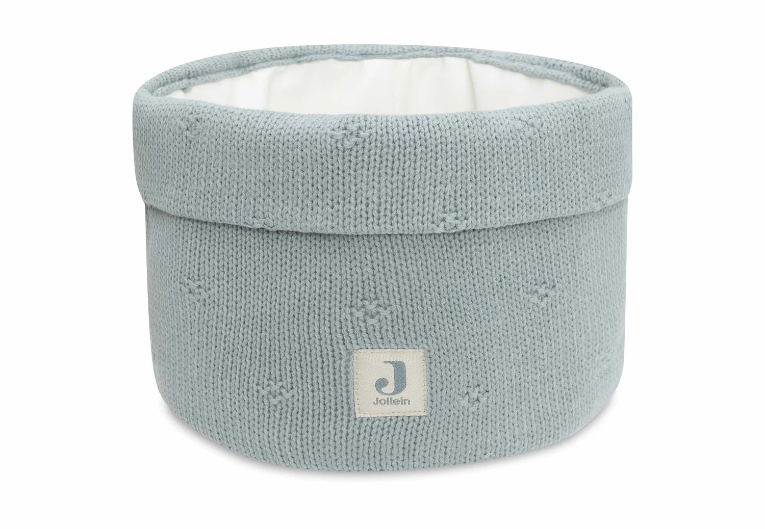 580-001-68032_1_20240611T Jollein – Καλαθάκι Οργάνωσης Cosy Knit Sea Green / 14×18 cm - Image 1