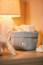 Jollein – Καλαθάκι Οργάνωσης  Cosy Knit Sea Green / 14×18 cm - Image 2