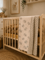 Grandes Suenos Χειμερινή Κουβέρτα Minky simple - Ελέφαντες 75x100cm