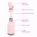 Asobu - Bestie Bunny 460ml μπουκάλι θερμός - Image 4