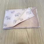 Grandes Suenos βαμβακερή πικέ πλεκτή κουβέρτα Ελέφαντες 75x100cm