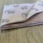 Grandes Suenos βαμβακερή πικέ πλεκτή κουβέρτα Ελέφαντες 75x100cm - Image 3