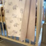 Grandes Suenos βαμβακερή πικέ πλεκτή κουβέρτα Ελέφαντες 75x100cm - Image 2