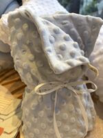 Grandes Suenos Χειμερινή Κουβέρτα Minky simple - Baby Blue 75x100cm - Image 2