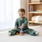 Bemini Magic Bag®1.5Tog Υπνόσακος Quilt Stone Green 12-24M - Image 3