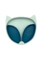 Dodo'sLand: Flynn The Fox Blue Me Up- Πιάτο σιλικόνης με βεντούζα και αποσπώμενα χωρίσματα
