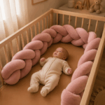 Grandes Suenos Πλεξούδα τριπλής πλέξης μήκους 2m Dusty Pink