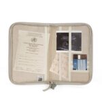 Walking mum - Θήκη Βιβλιαρίου Poppy Olive Πουά - Image 2