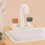 MySunshine: Ξύλινη παιδική κουζίνα με κατσαρολικά Green - Image 8