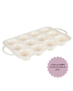 Dodo'sLand: Σταθερή Φόρμα Σιλικόνης – Muffins – 12 Θέσεων