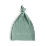 Mushie Ribbed Baby Beanie Σκουφάκι Παιδικό - Roman Green