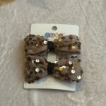 Grandes Suenos - Κλίπ μαλλιών Rose Gold Bows