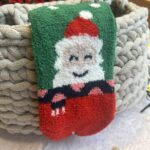 Grandes Suenos - Χριστουγεννιάτικες Παιδικές Κάλτσες Πράσινες Άη Βασίλης