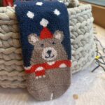 Grandes Suenos - Χριστουγεννιάτικες Παιδικές Κάλτσες Μπλε Αρκουδάκι