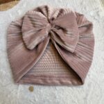 Grandes Suenos - Παιδικό Τουρμπάν Ribbed Velour Ροζ - Image 2