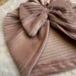 Grandes Suenos - Παιδικό Τουρμπάν Ribbed Velour Ροζ