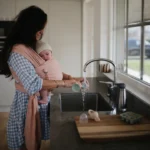 Mushie Baby Carrier Wrap Υφασμάτινος Μάρσιπος - Cedar - Image 4